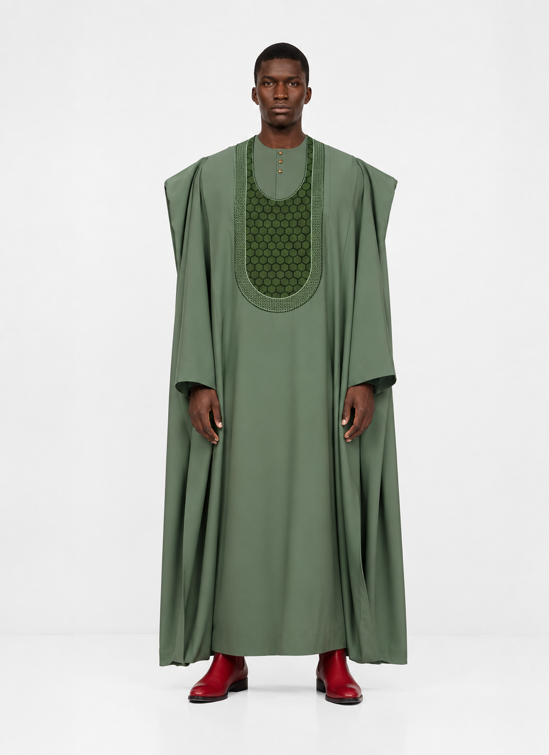 Pantalon Droit en Laine Froide